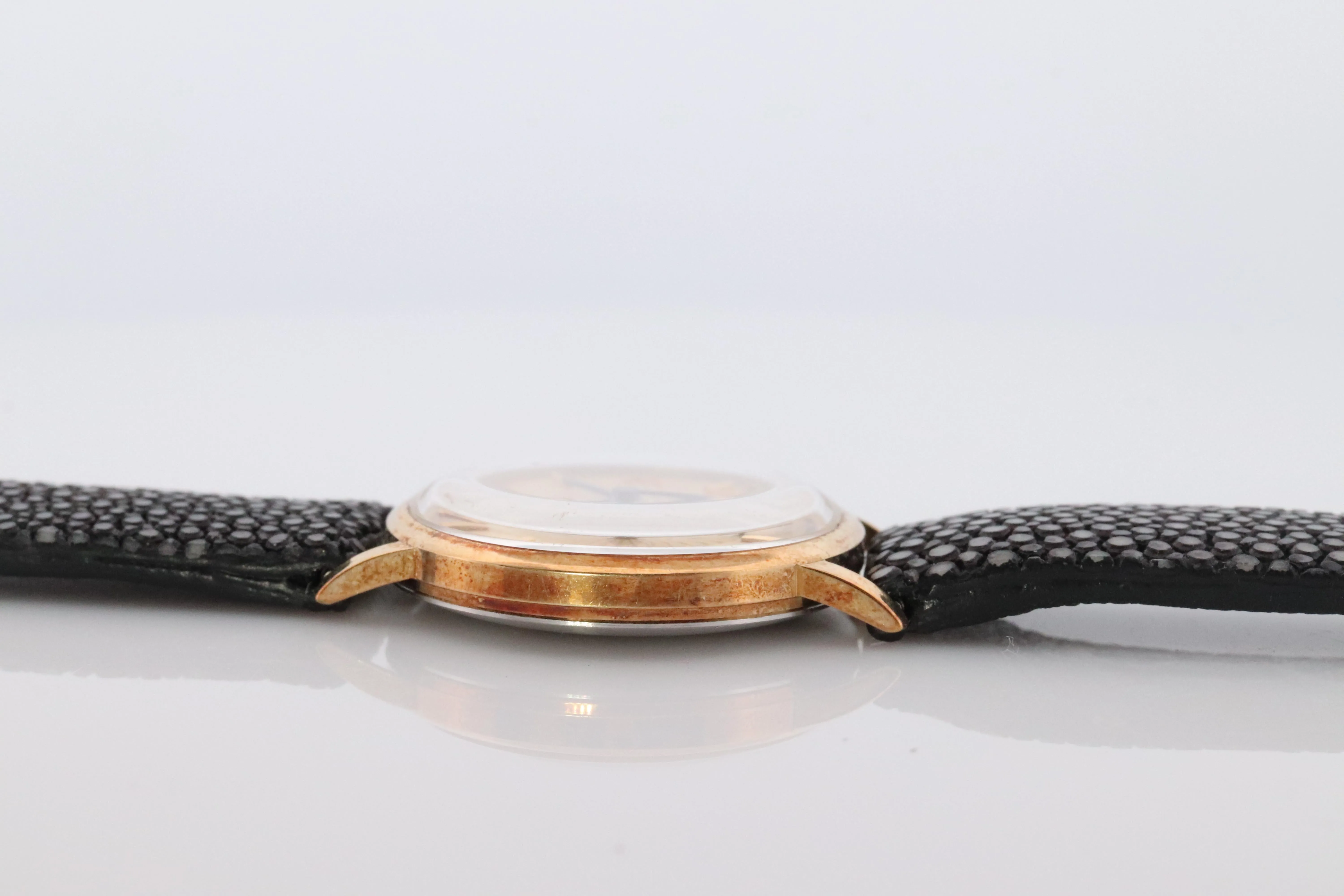 14k Vicence Wristwatch. Vicence Ladies Yellow Gold Watch.