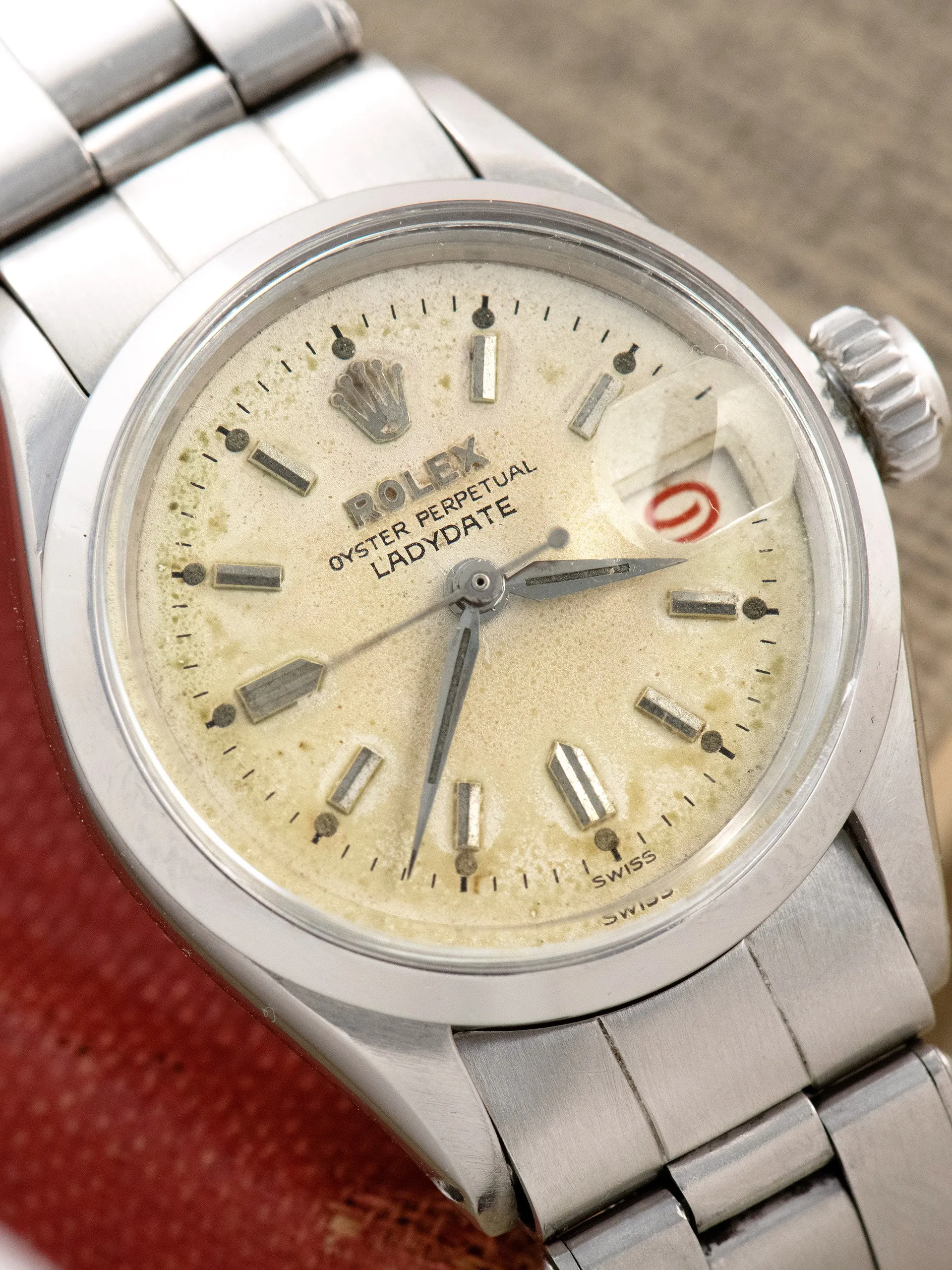 1956 Rolex Ladydate (Ref. 6516) Cream Dial W/ Red Date Wheel