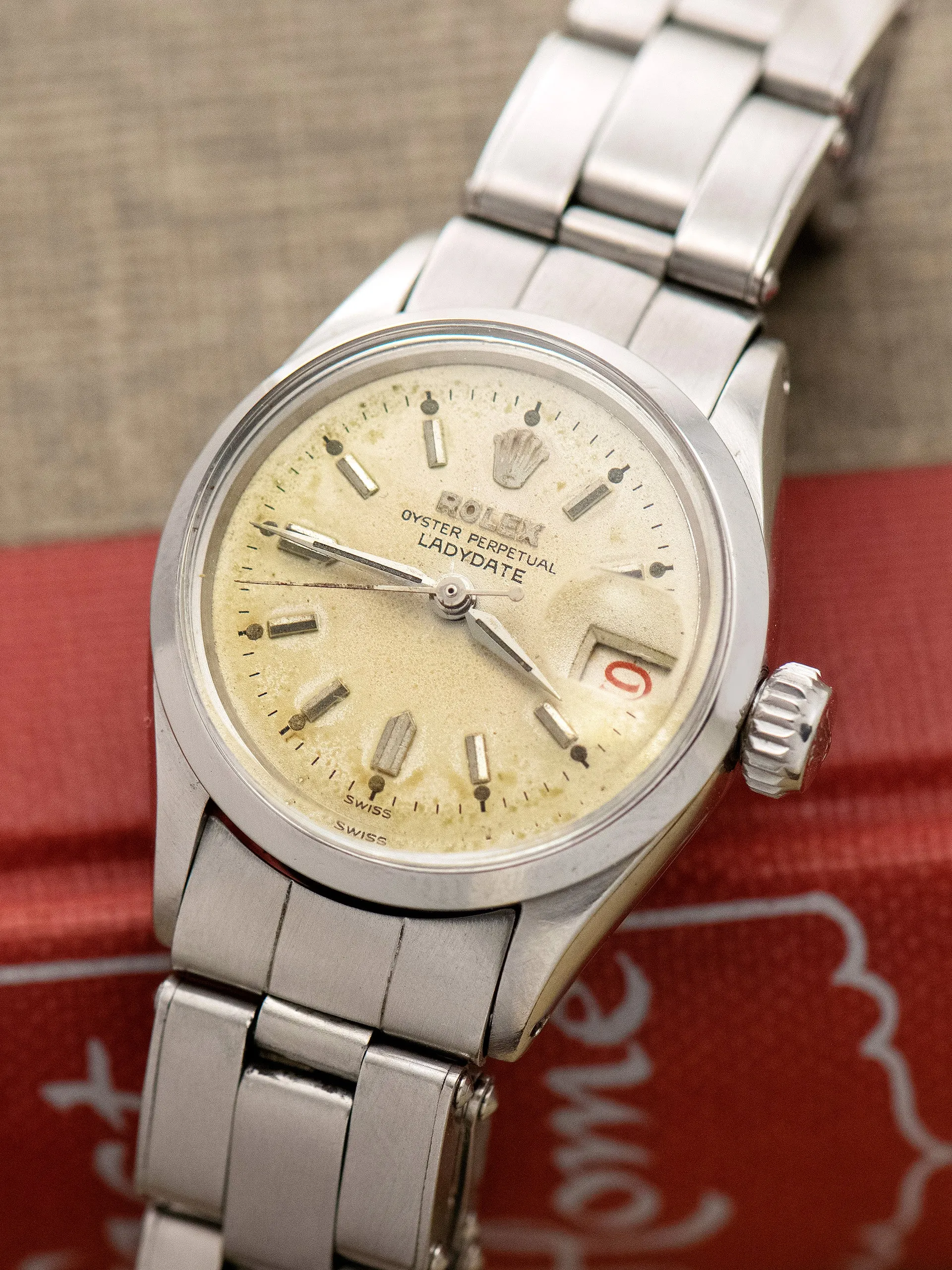1956 Rolex Ladydate (Ref. 6516) Cream Dial W/ Red Date Wheel