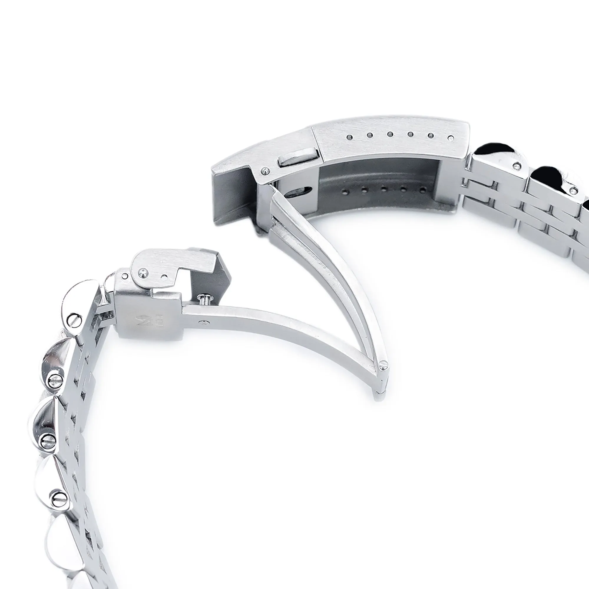 Angus-J Louis compatible with Seiko Turtle SRP777, V-Clasp
