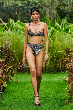 Antiquity Mosaic Beaded Trikini