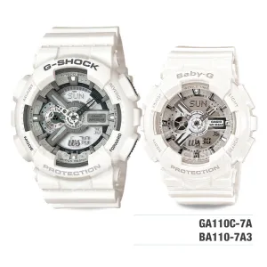 Baby-G & G-Shock Couple Watches BA110-7A3-GA110C-7A