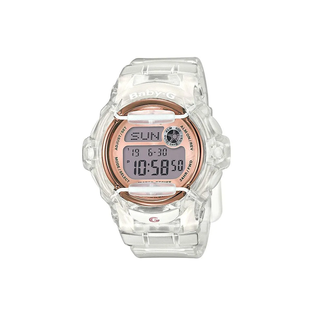 Baby-G Clear & Rose Gold - BG169G-7B