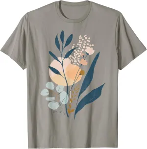 Boho Style Floral Pastel Design Flowers Hipster Streetwear T-Shirt