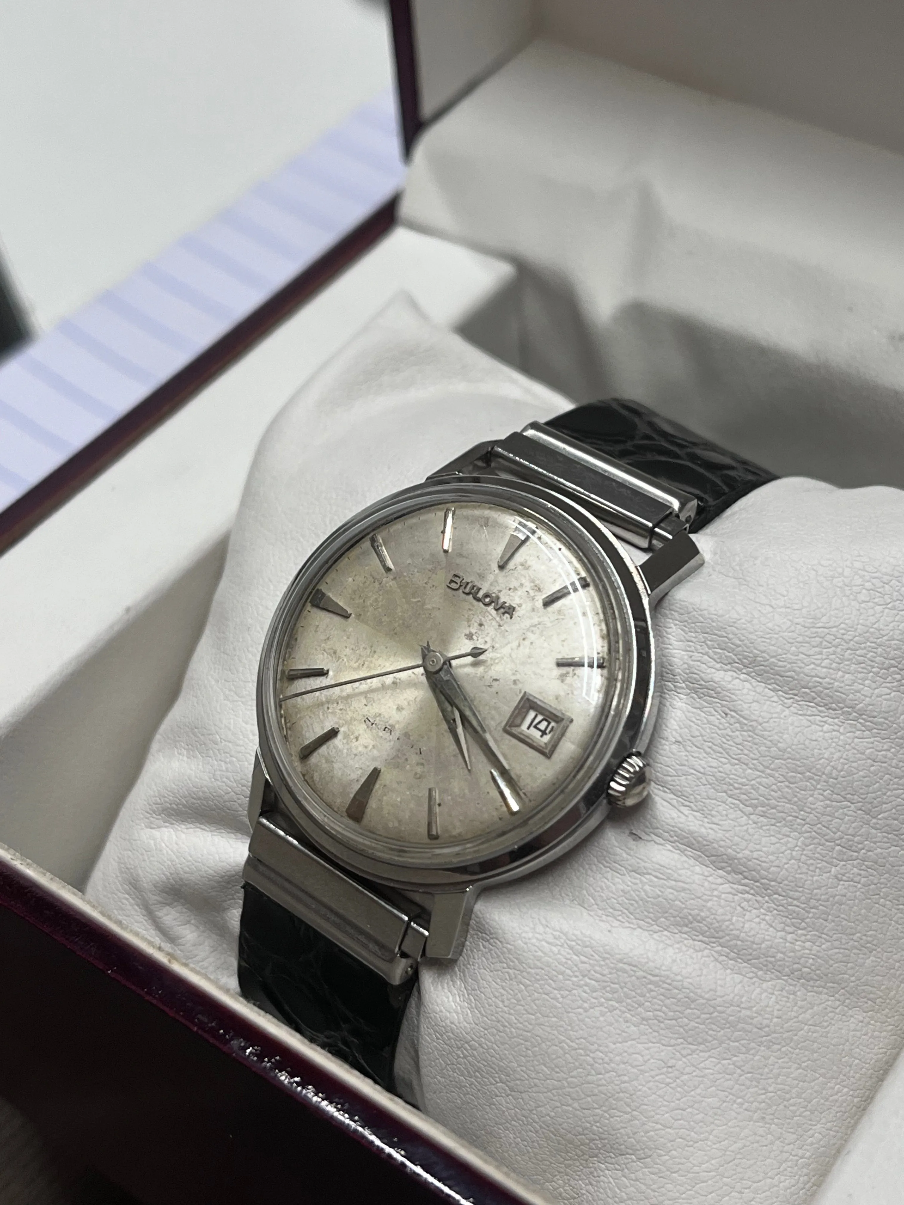 BULOVA Rare Incredibly Beautiful Vintage Unique SS Men's Watch- $7K APR w/ COA!!