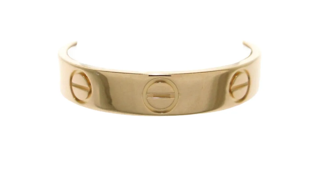Cartier Love wedding band, size 53