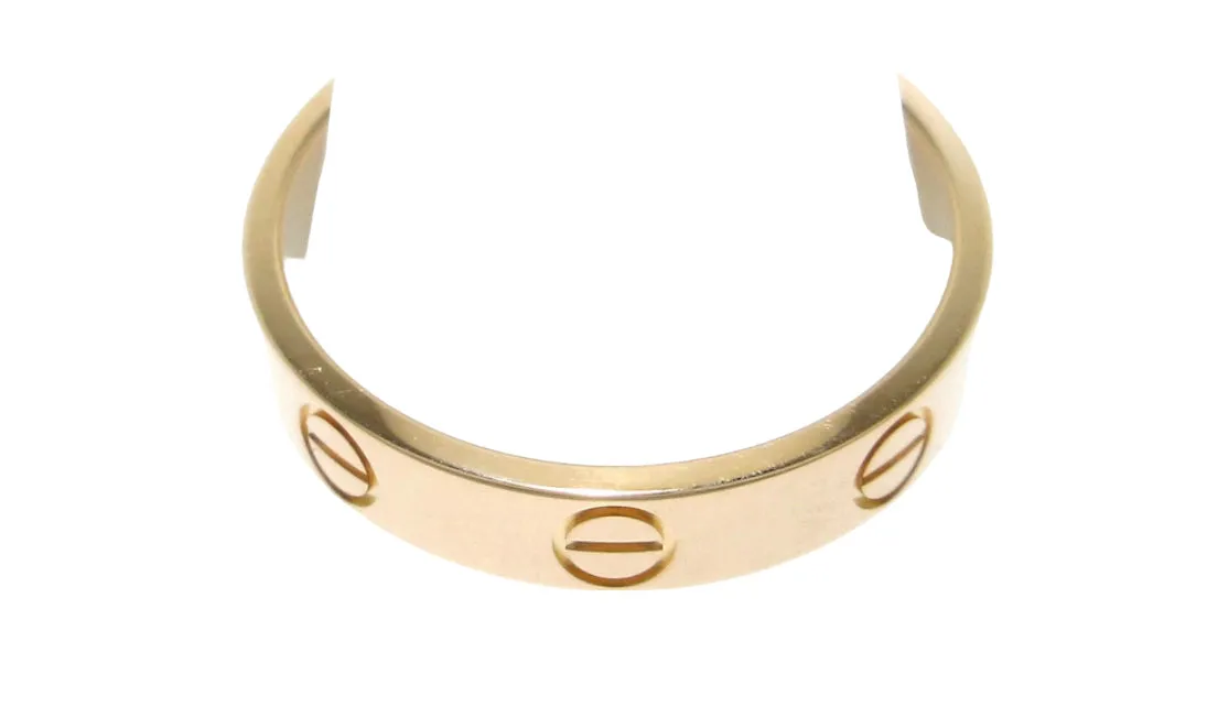 Cartier Love wedding band, size 53