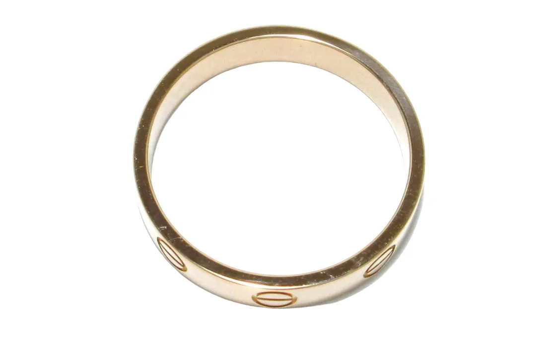 Cartier Love wedding band, size 53