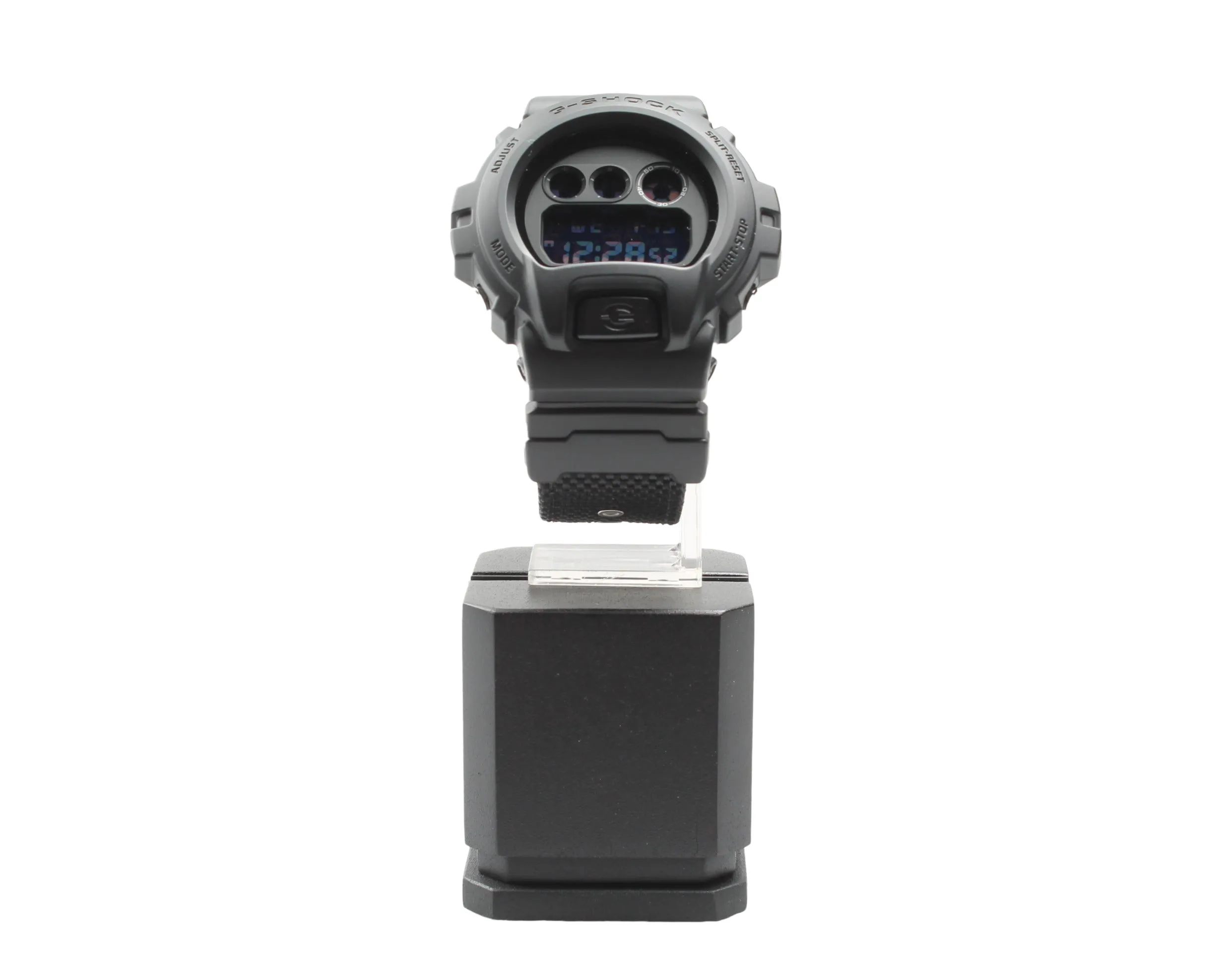 Casio G-Shock DW6900BBN Digital Black Out Resin & Cloth Band Men's Watch