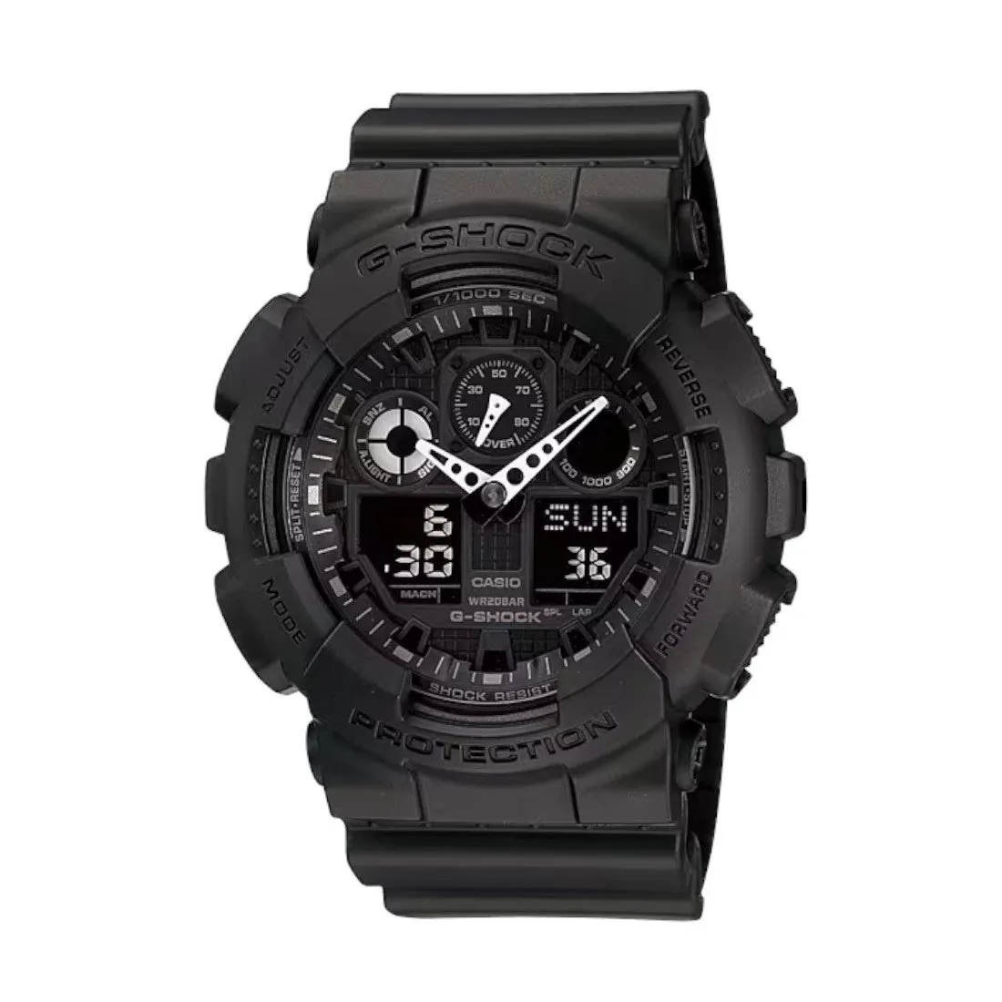 Casio G-SHOCK GA100 Series an Analog-Digital Watch