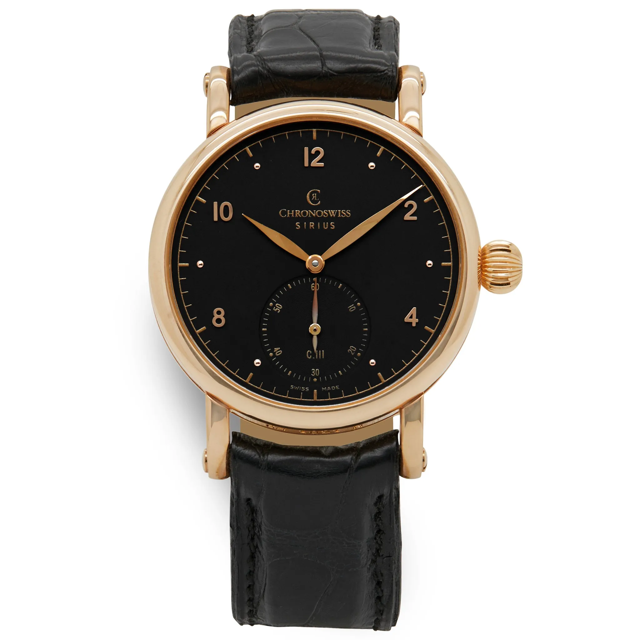 Chronoswiss Sirius CH1021R Black Dial Manual winding Men's Watch