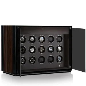 Chronovision Watch Winder Ambiance XV Ebony Silk Black Silk