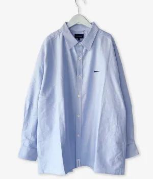 DESCENDANT/TIDE OXFORD LS SHIRT FULL (BLUE)