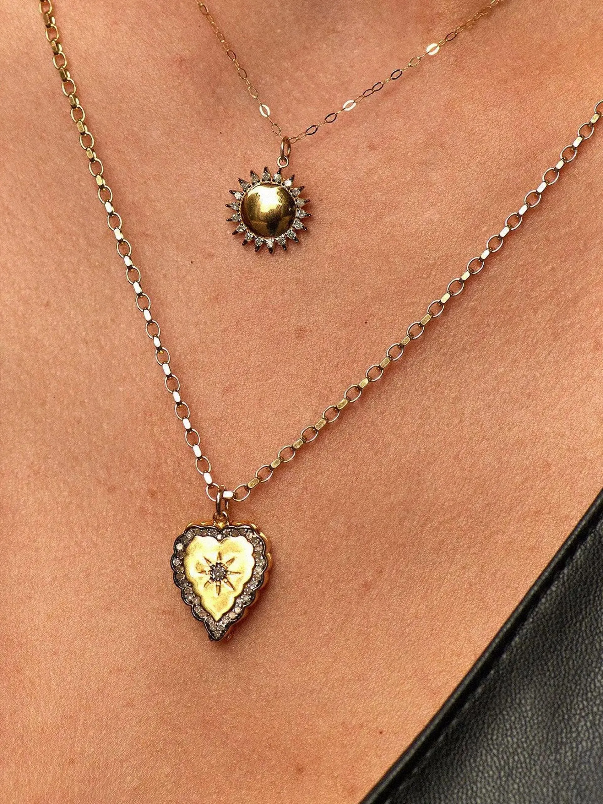 Diamond Open your heart locket
