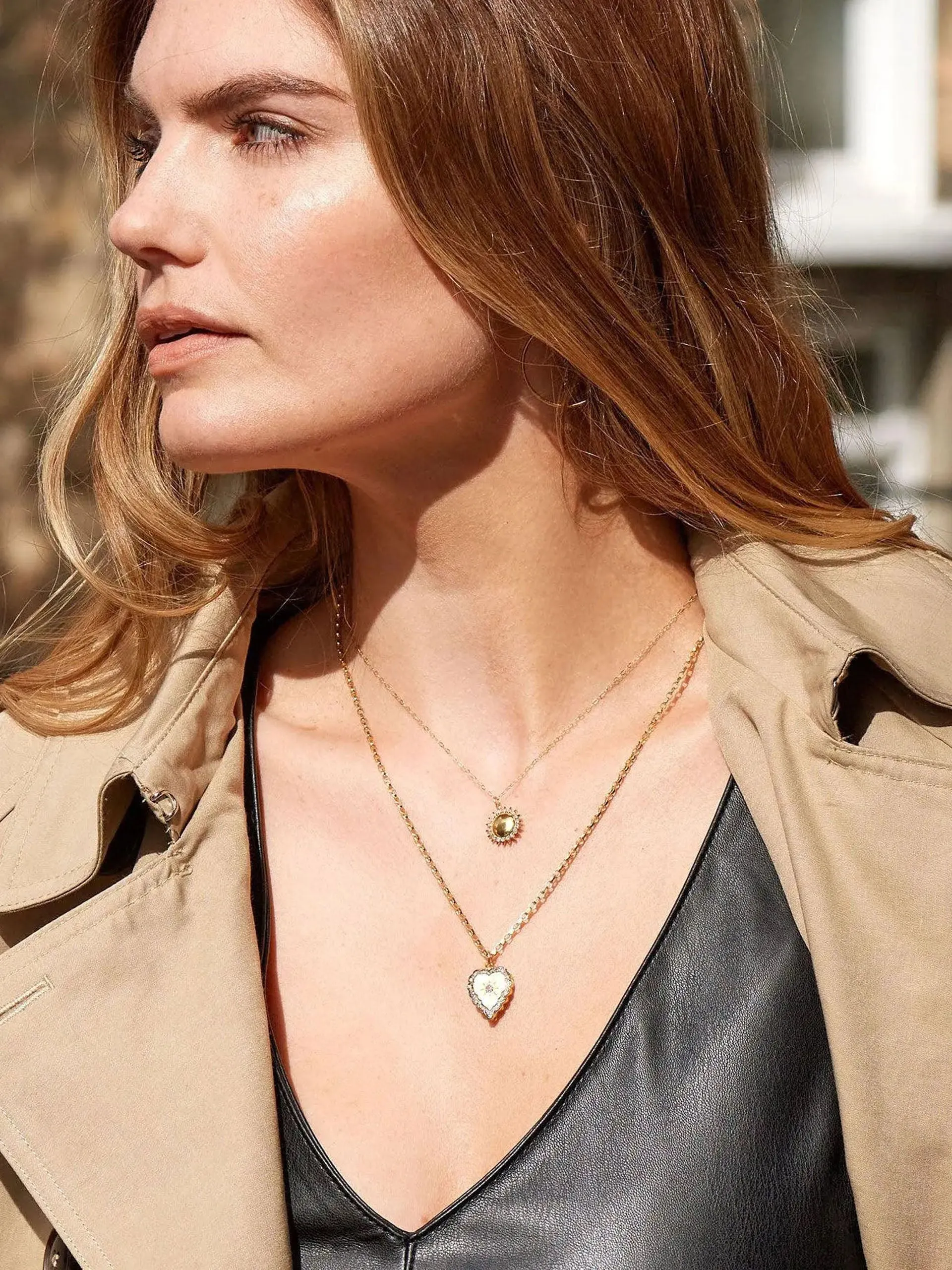 Diamond Open your heart locket
