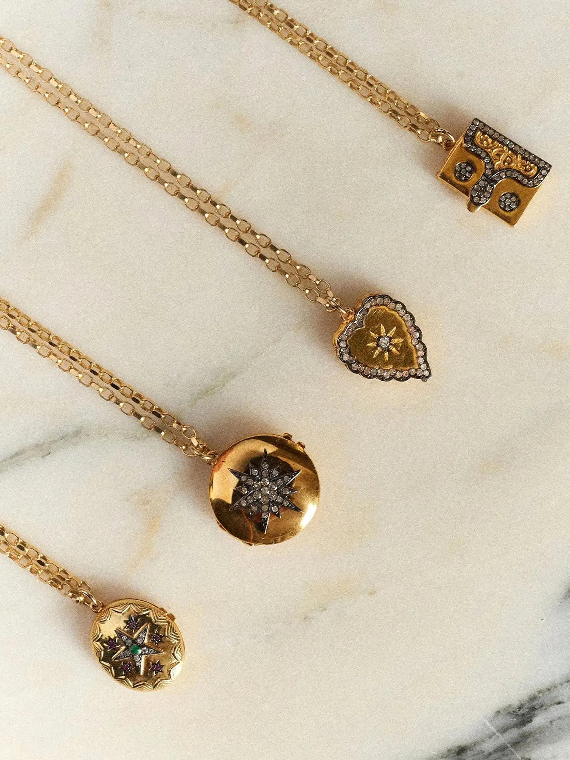 Diamond Open your heart locket