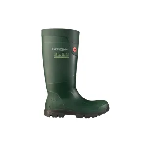 DUNLOP Protective Footwear, Purofort FieldPRO full safety (green/black), EG62E33.42, Size 9 US