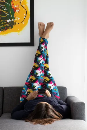 Electric Kitty Print Legging