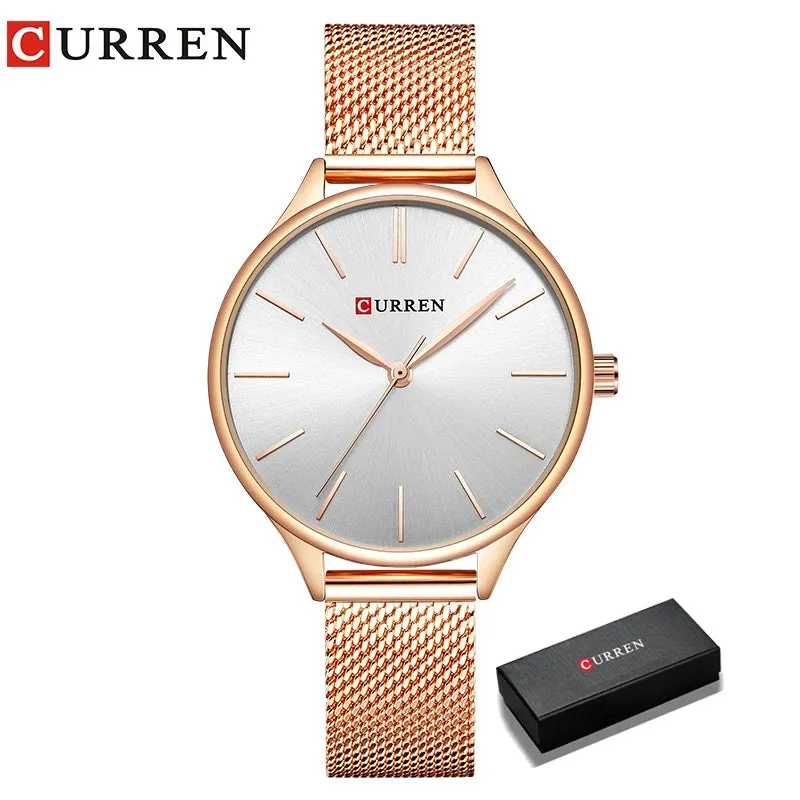 Elegance® 9097 Prestige Timepiece Women Quartz Watch Simple Style New Ladies Bracelet Watches Women Dress Wristwatch Quartz Female Clock Gifts relogios feminino