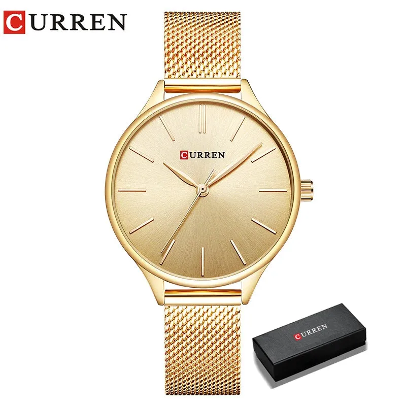 Elegance® 9097 Prestige Timepiece Women Quartz Watch Simple Style New Ladies Bracelet Watches Women Dress Wristwatch Quartz Female Clock Gifts relogios feminino
