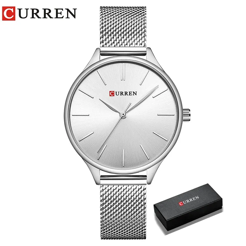 Elegance® 9097 Prestige Timepiece Women Quartz Watch Simple Style New Ladies Bracelet Watches Women Dress Wristwatch Quartz Female Clock Gifts relogios feminino