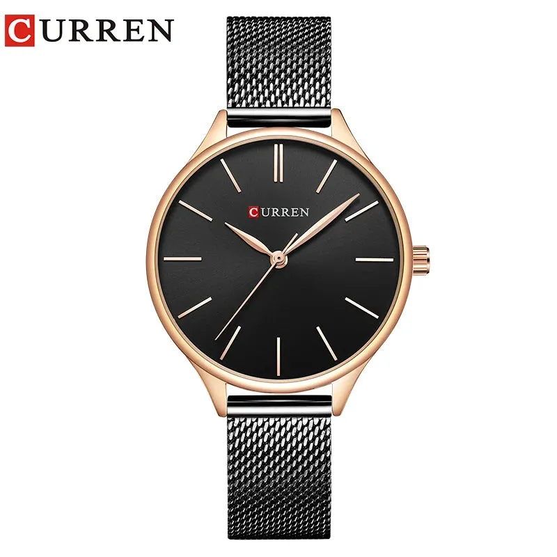 Elegance® 9097 Prestige Timepiece Women Quartz Watch Simple Style New Ladies Bracelet Watches Women Dress Wristwatch Quartz Female Clock Gifts relogios feminino