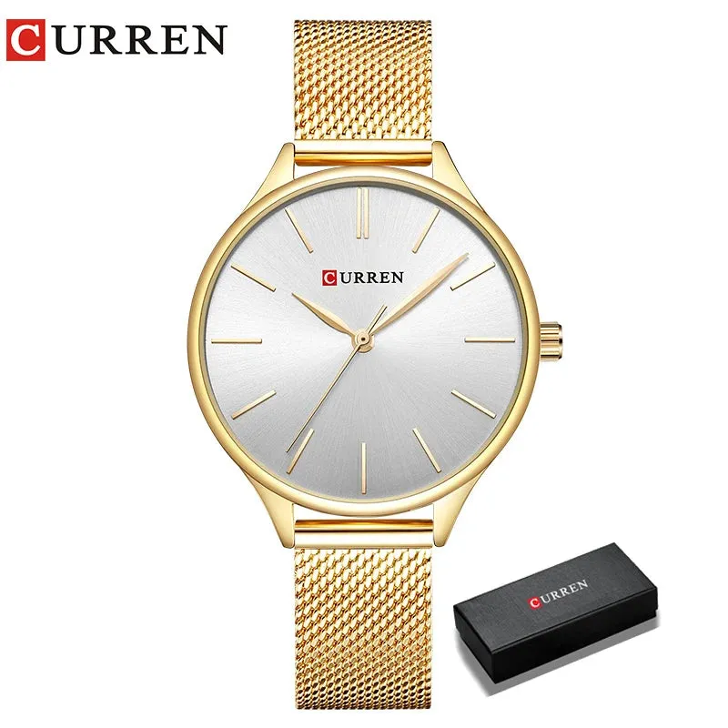 Elegance® 9097 Prestige Timepiece Women Quartz Watch Simple Style New Ladies Bracelet Watches Women Dress Wristwatch Quartz Female Clock Gifts relogios feminino