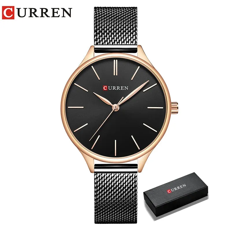 Elegance® 9097 Prestige Timepiece Women Quartz Watch Simple Style New Ladies Bracelet Watches Women Dress Wristwatch Quartz Female Clock Gifts relogios feminino