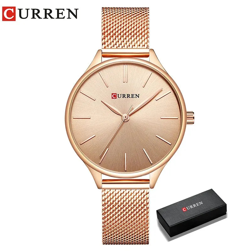 Elegance® 9097 Prestige Timepiece Women Quartz Watch Simple Style New Ladies Bracelet Watches Women Dress Wristwatch Quartz Female Clock Gifts relogios feminino