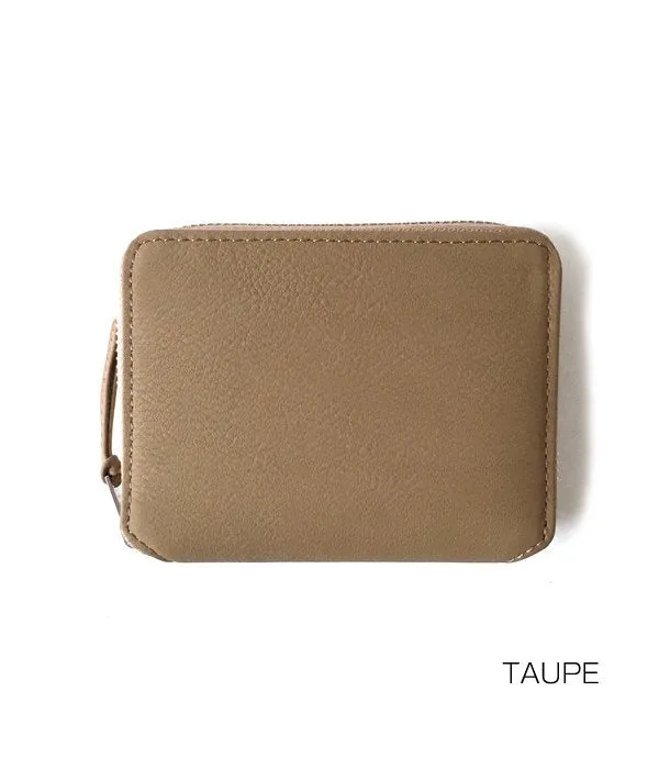 ERA./BUBBLE CALF ROUND PALM WALLET