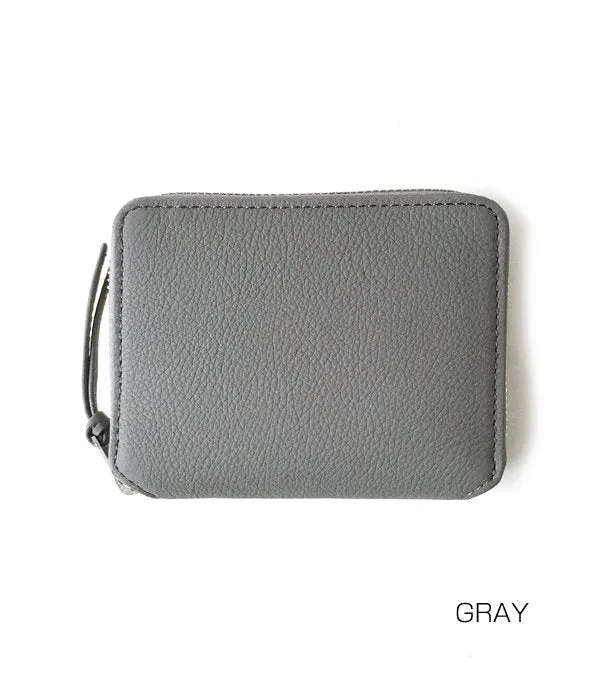 ERA./BUBBLE CALF ROUND PALM WALLET