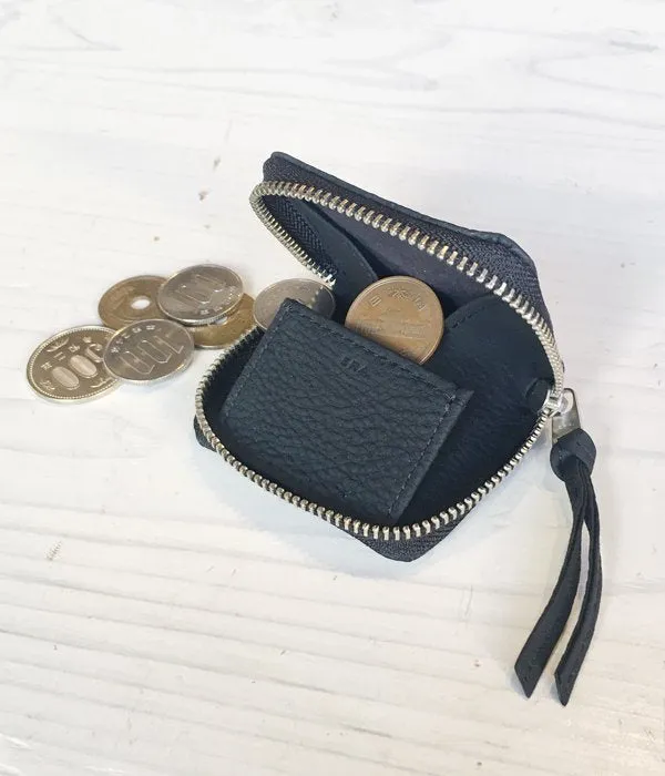 ERA./BUBBLE CALF ROUND VERY MINI WALLET
