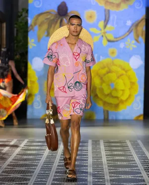 Florain Cord Shirt with Shorts