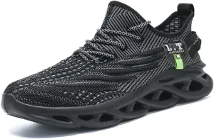 FUJEAK Mens Running Walking Tennis Shoes Mens Casual Fashion Gym Hiking Shoes for Men Sneakers Work Breathable Comfortable Lightweight