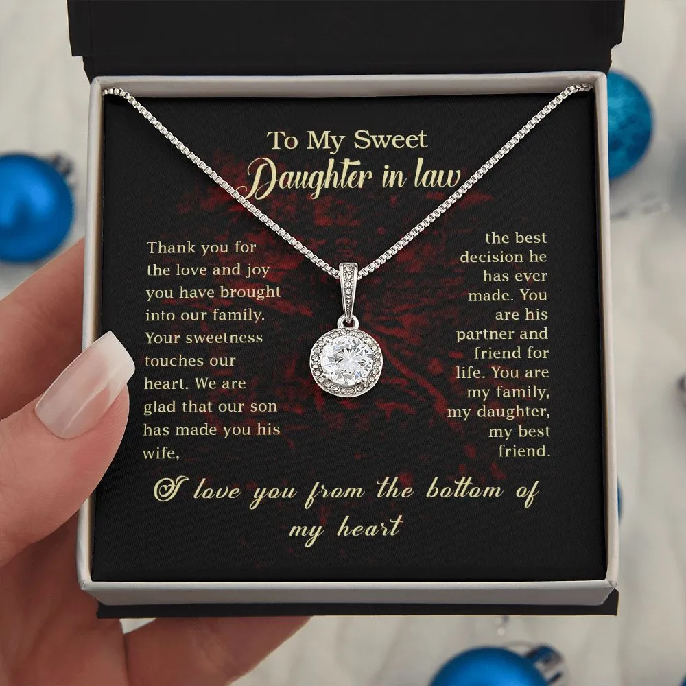 Gift for Daughter in Law Necklace Gift Mother in Law to Daughter in Law Gift