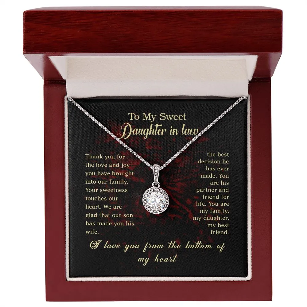 Gift for Daughter in Law Necklace Gift Mother in Law to Daughter in Law Gift