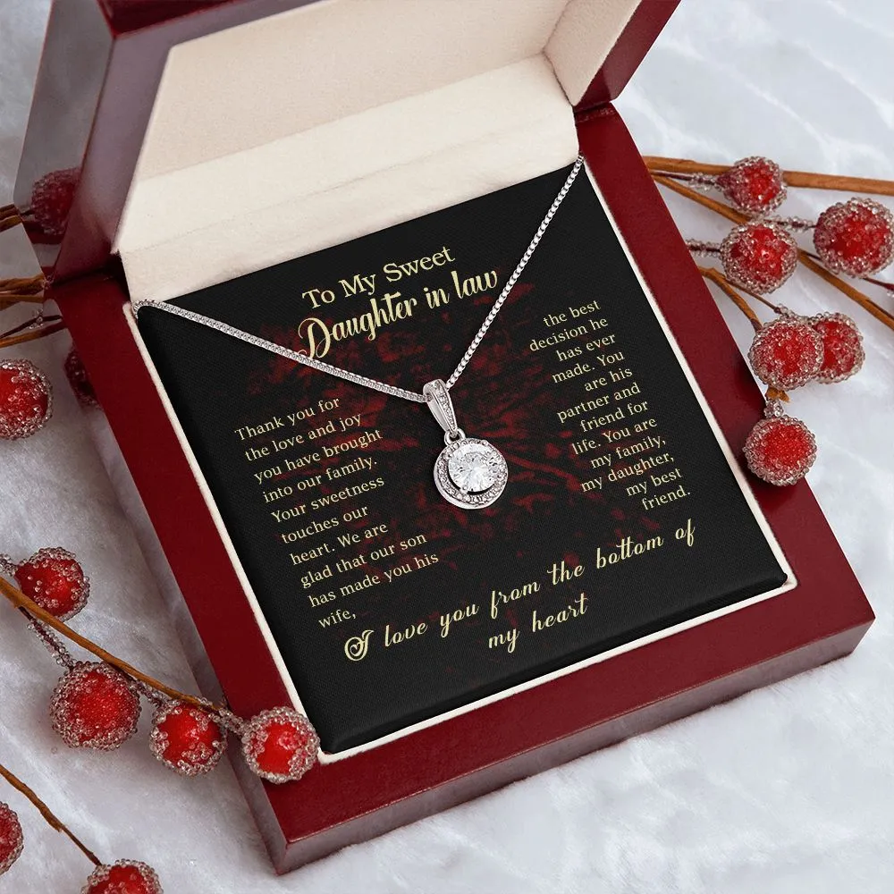 Gift for Daughter in Law Necklace Gift Mother in Law to Daughter in Law Gift