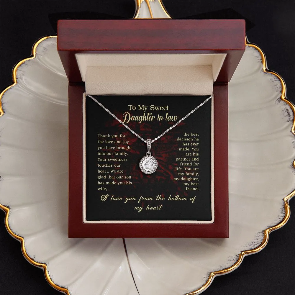 Gift for Daughter in Law Necklace Gift Mother in Law to Daughter in Law Gift
