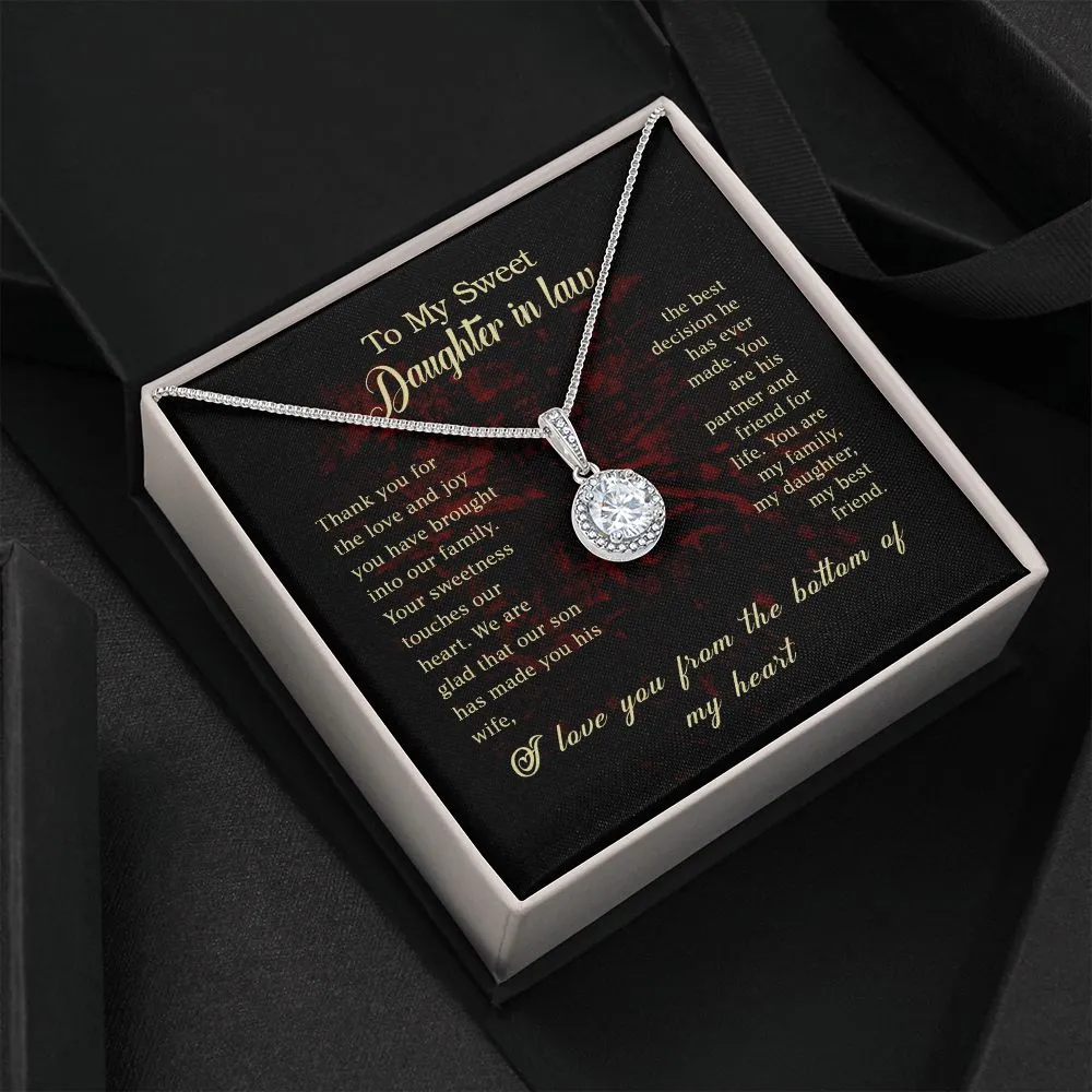 Gift for Daughter in Law Necklace Gift Mother in Law to Daughter in Law Gift