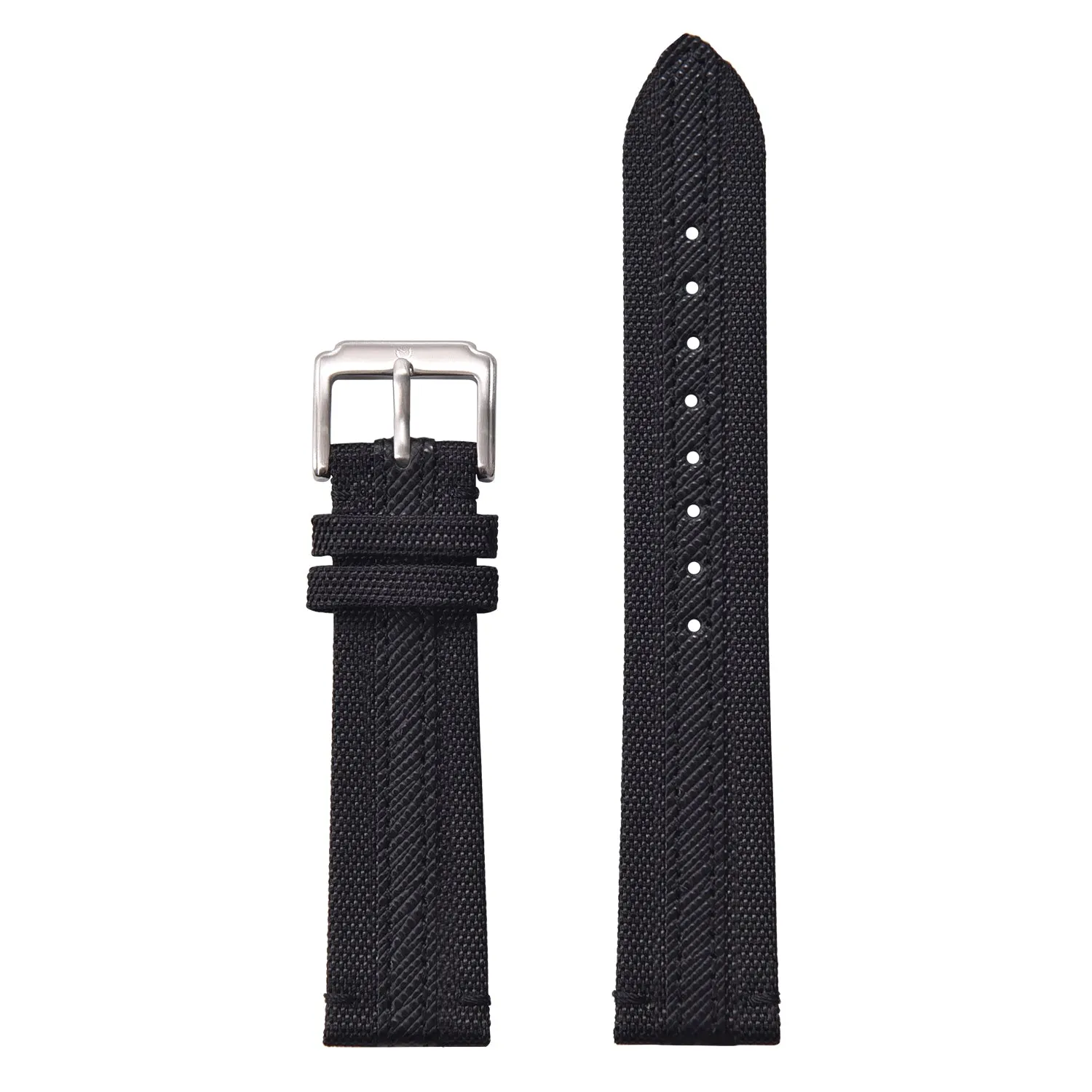 Halifax Watch Bands - Sailcloth & Saffiano Leather Hybrid