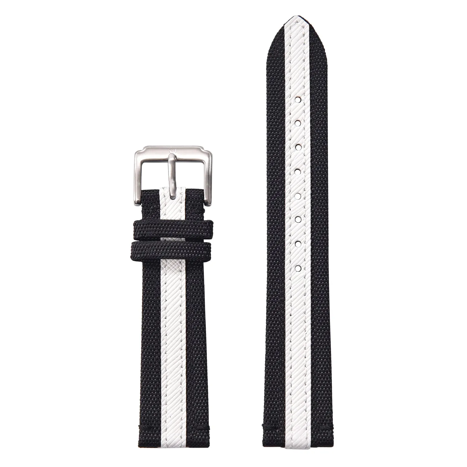 Halifax Watch Bands - Sailcloth & Saffiano Leather Hybrid