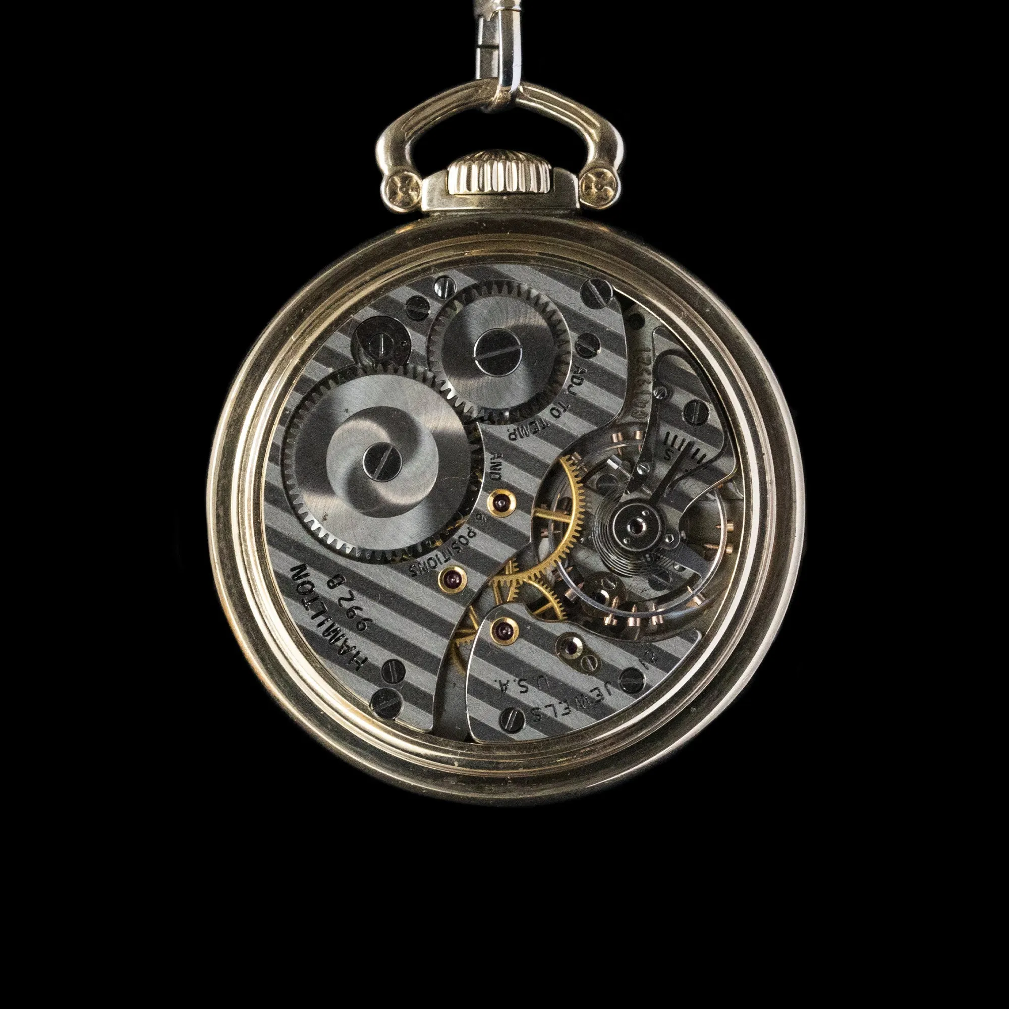 Hamilton - 1955 992B Railroad Pocketwatch