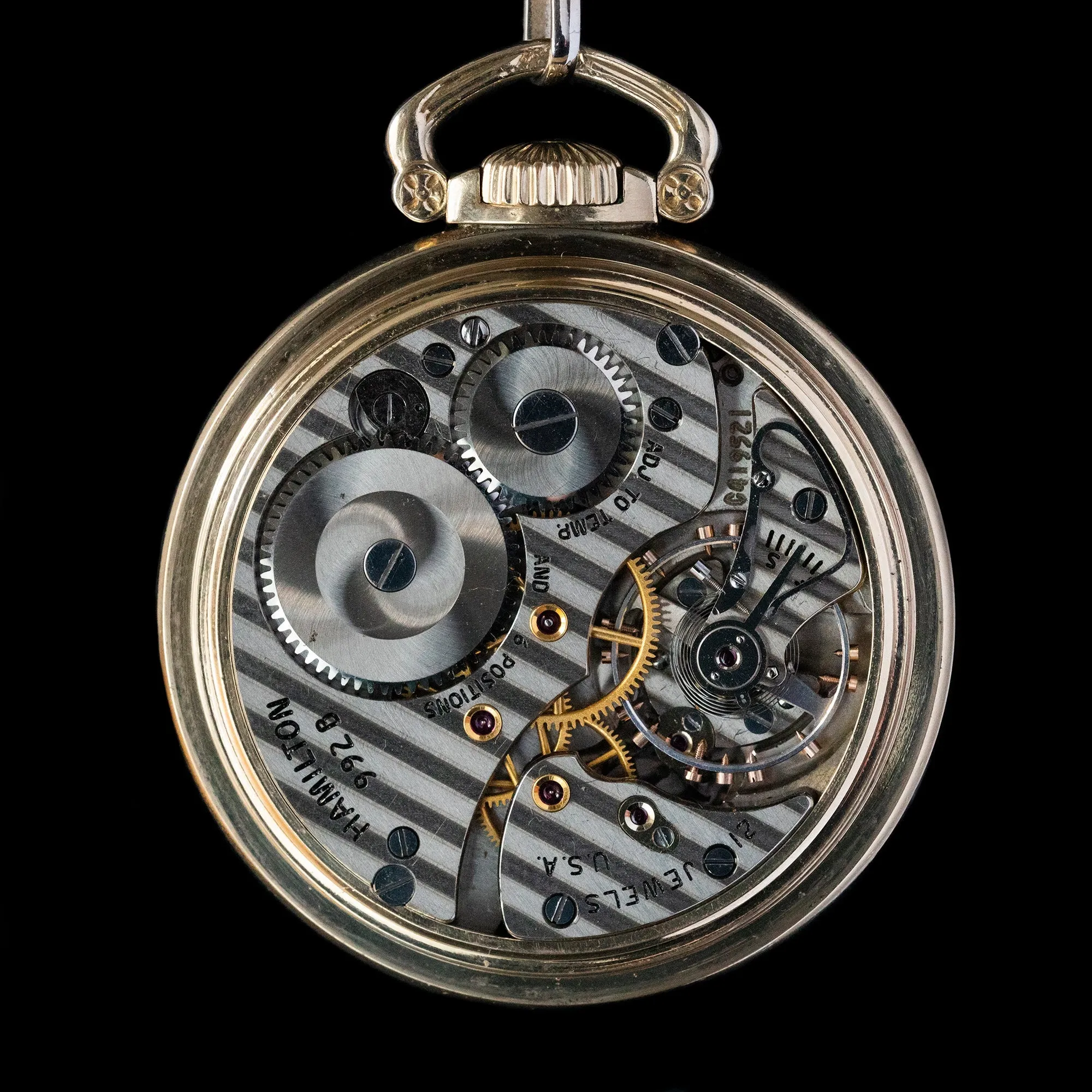 Hamilton - 1955 992B Railroad Pocketwatch