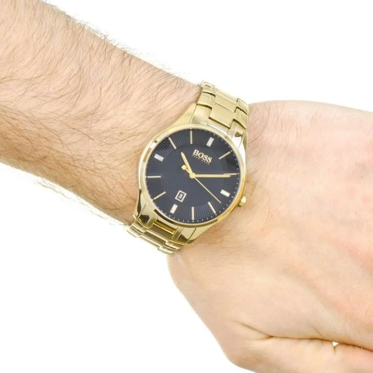 Hugo Boss Governor Gold Plated Men's Watch 1513521