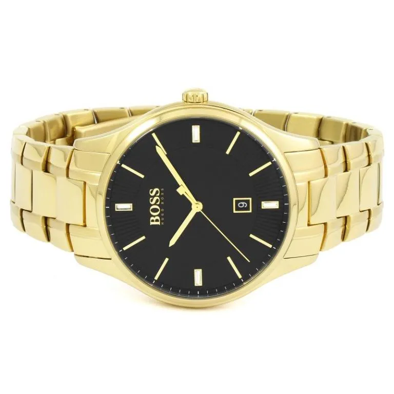 Hugo Boss Governor Gold Plated Men's Watch 1513521