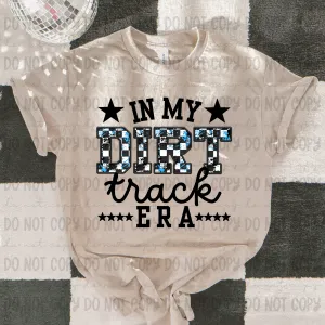 In My Dirt Track Era Blue - PNG