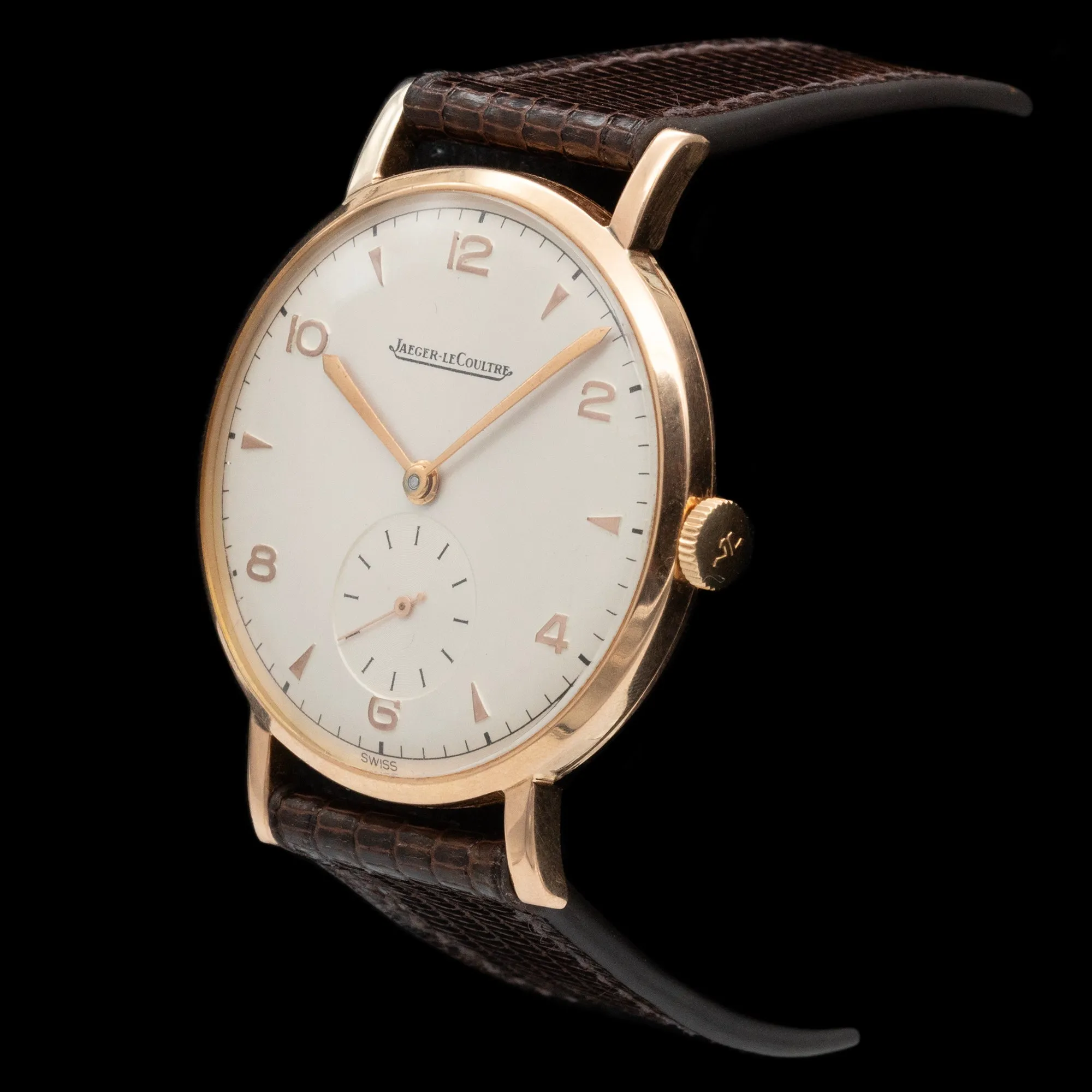 Jaeger LeCoultre - 1947 18K Pink Gold Manual Wind JLC1855