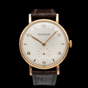 Jaeger LeCoultre - 1947 18K Pink Gold Manual Wind JLC1855