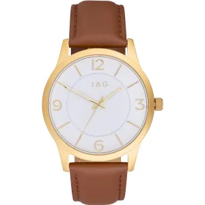 JAG J2406 Brown Leather Mens Watch