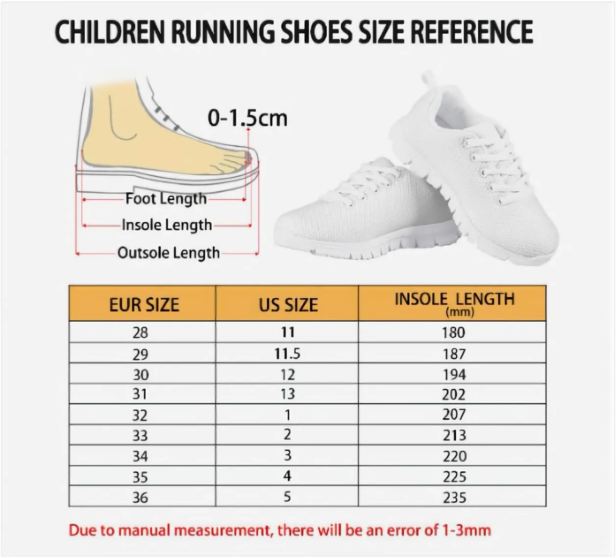 Kids Hiking Shoes Sneakers for Boys Running Climb Soccer Non Slip
